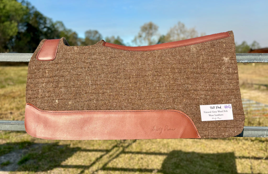 #4 Felt Work Saddle Pad - Contour