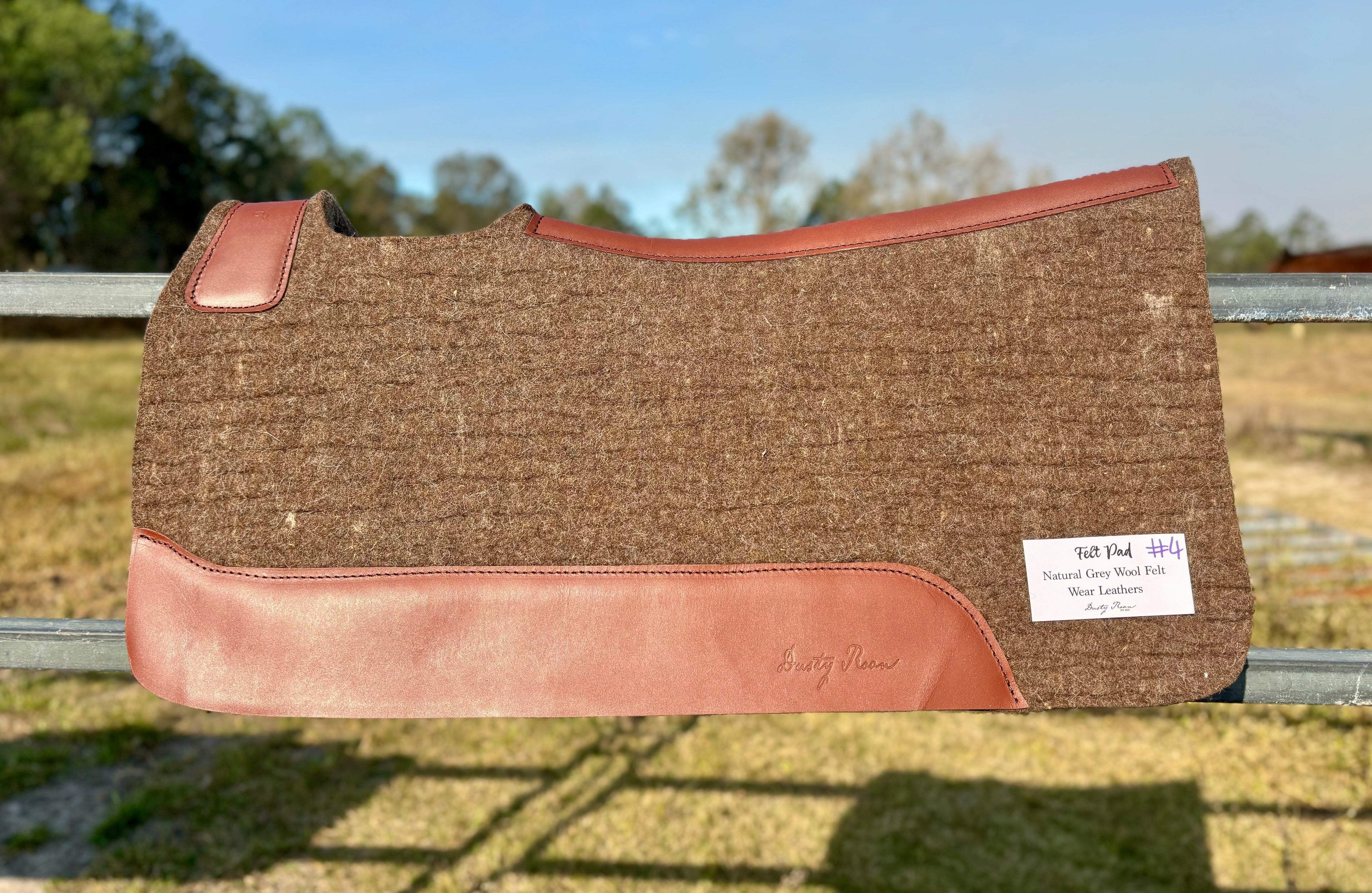 #4 Felt Work Saddle Pad - Contour