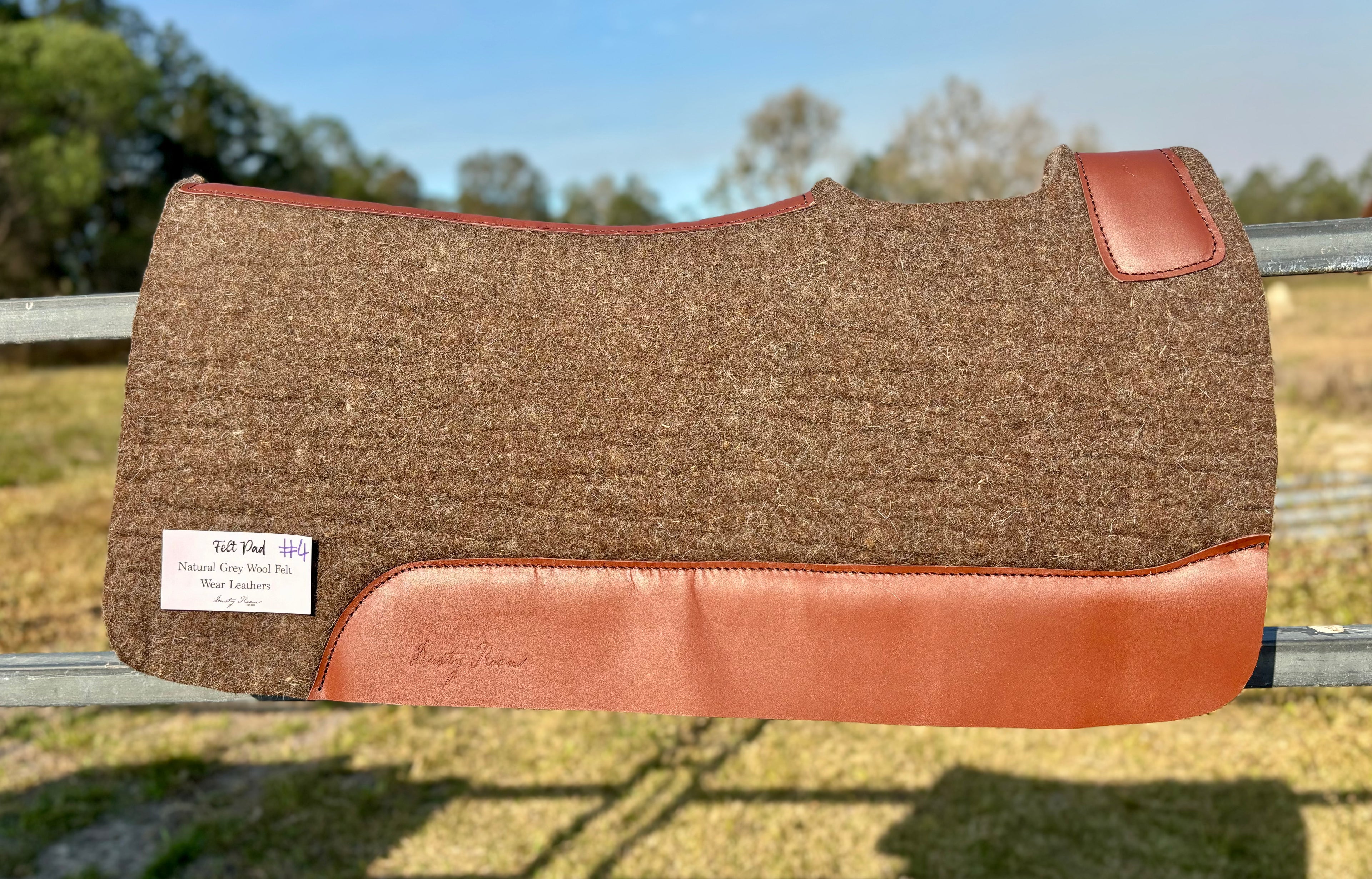 #4 Felt Work Saddle Pad - Contour