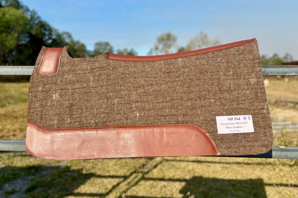 #8 Felt Work Saddle Pad - Contour