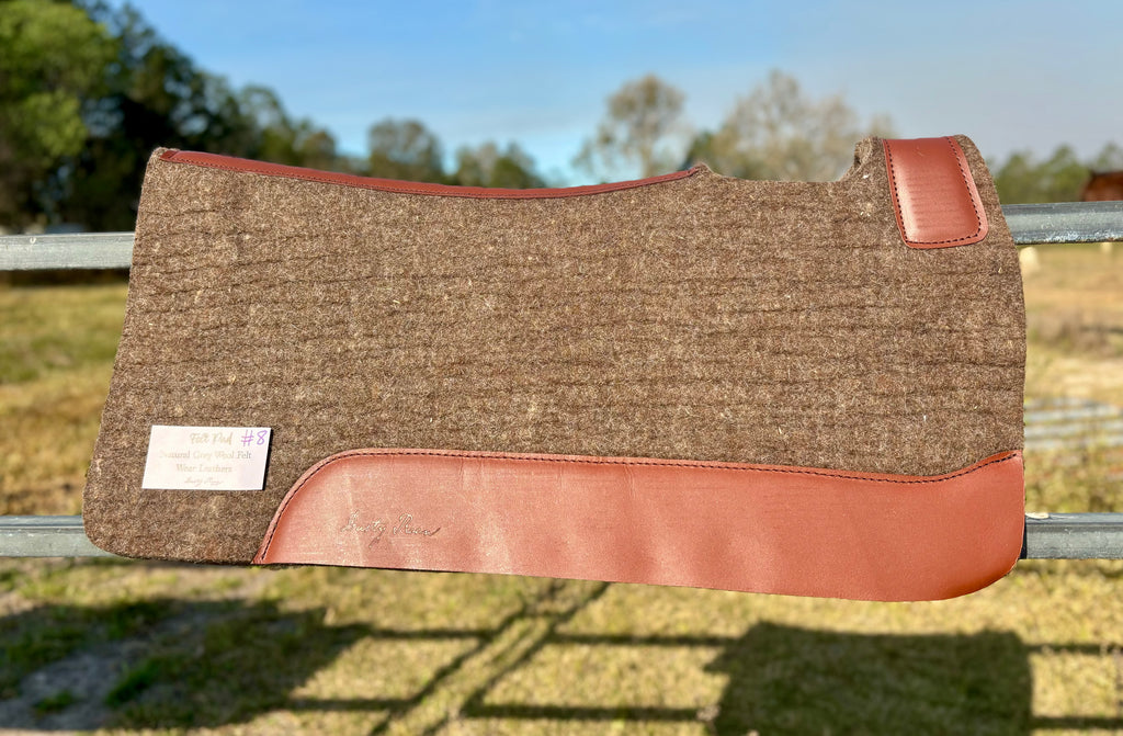 #8 Felt Work Saddle Pad - Contour