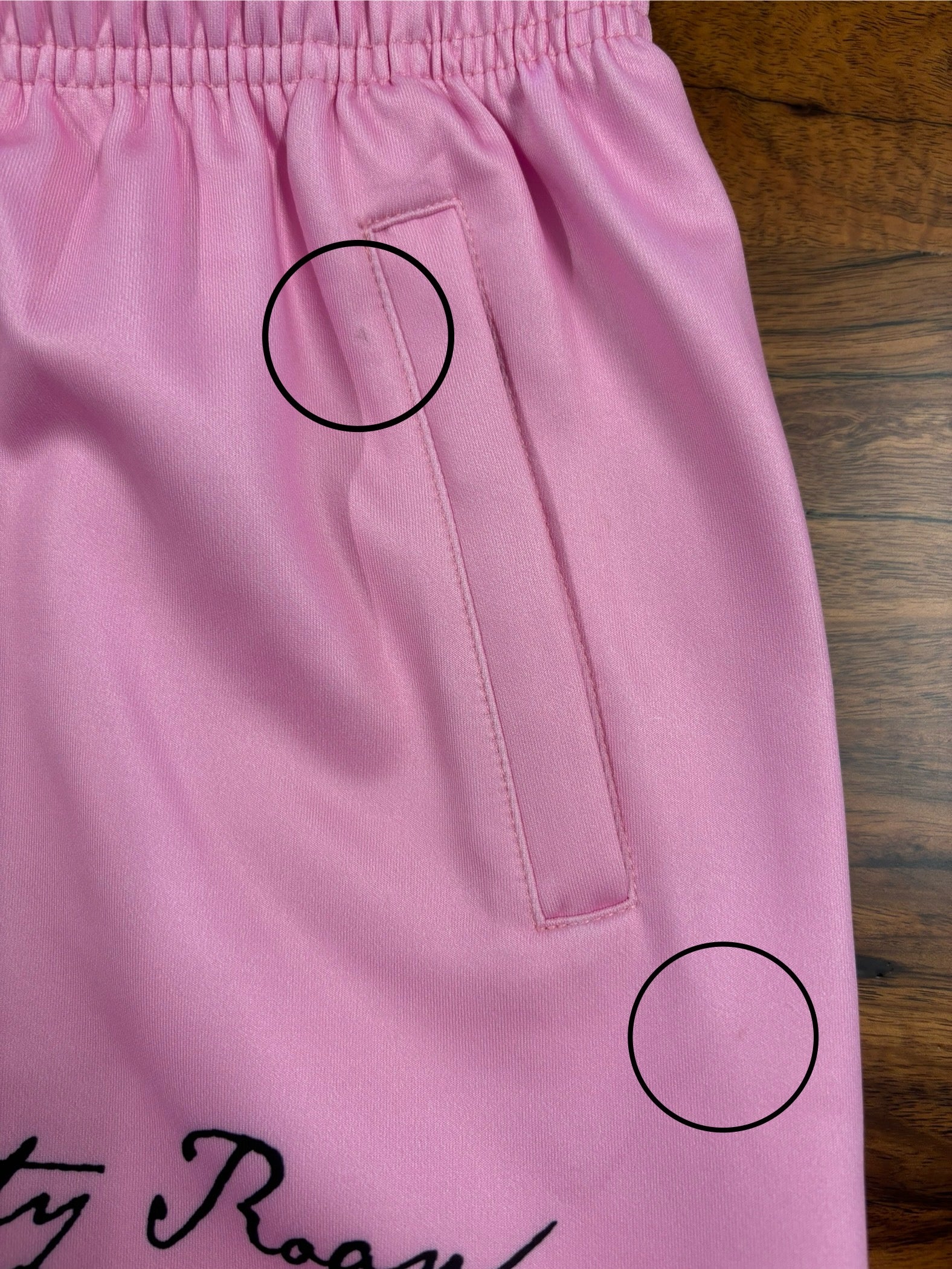 EXTRA SMALL Pink/Rainbow Plaid Shorts - MINOR DEFECT