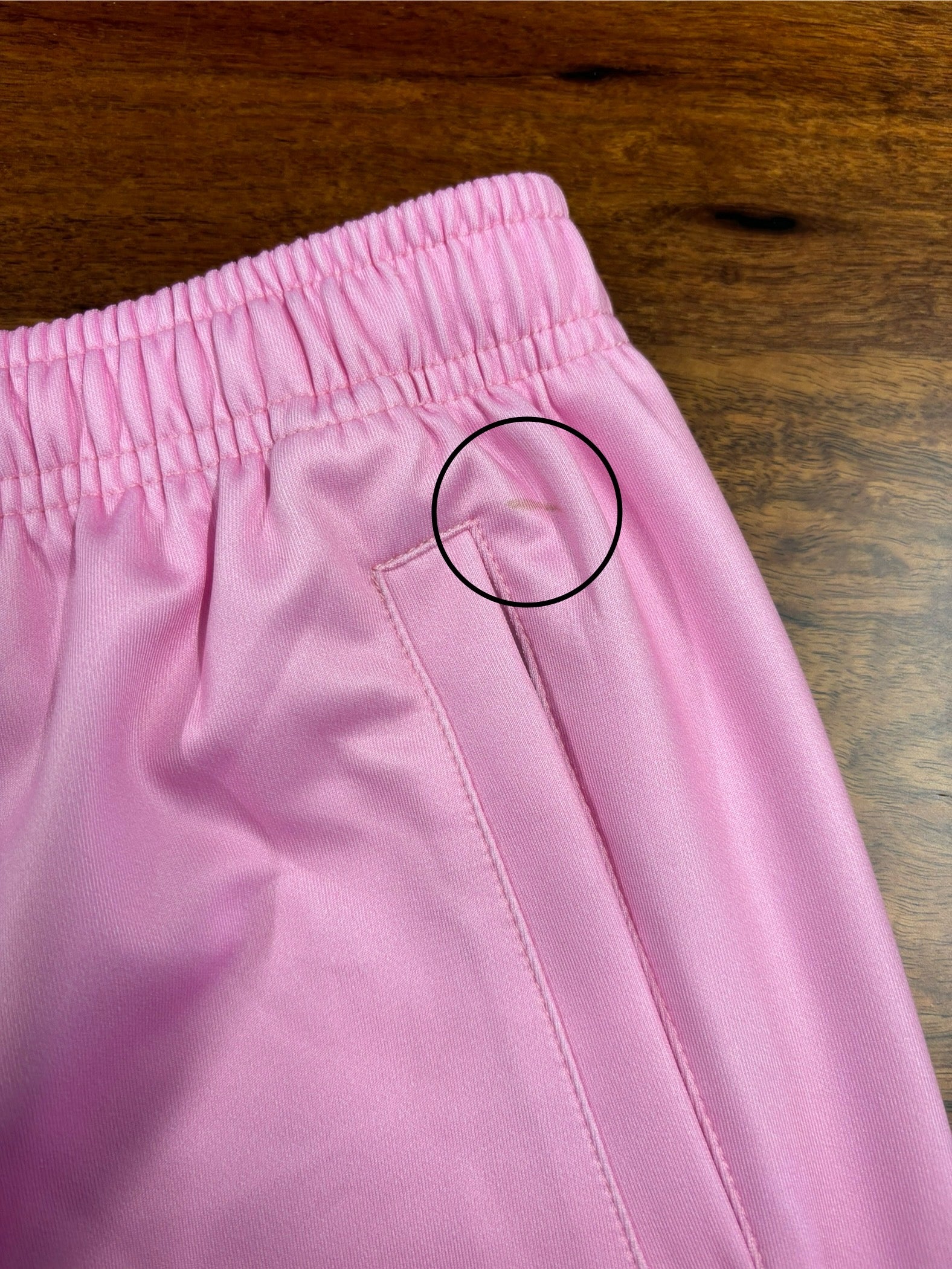 MEDIUM Pink/Rainbow Plaid Shorts - MINOR DEFECT