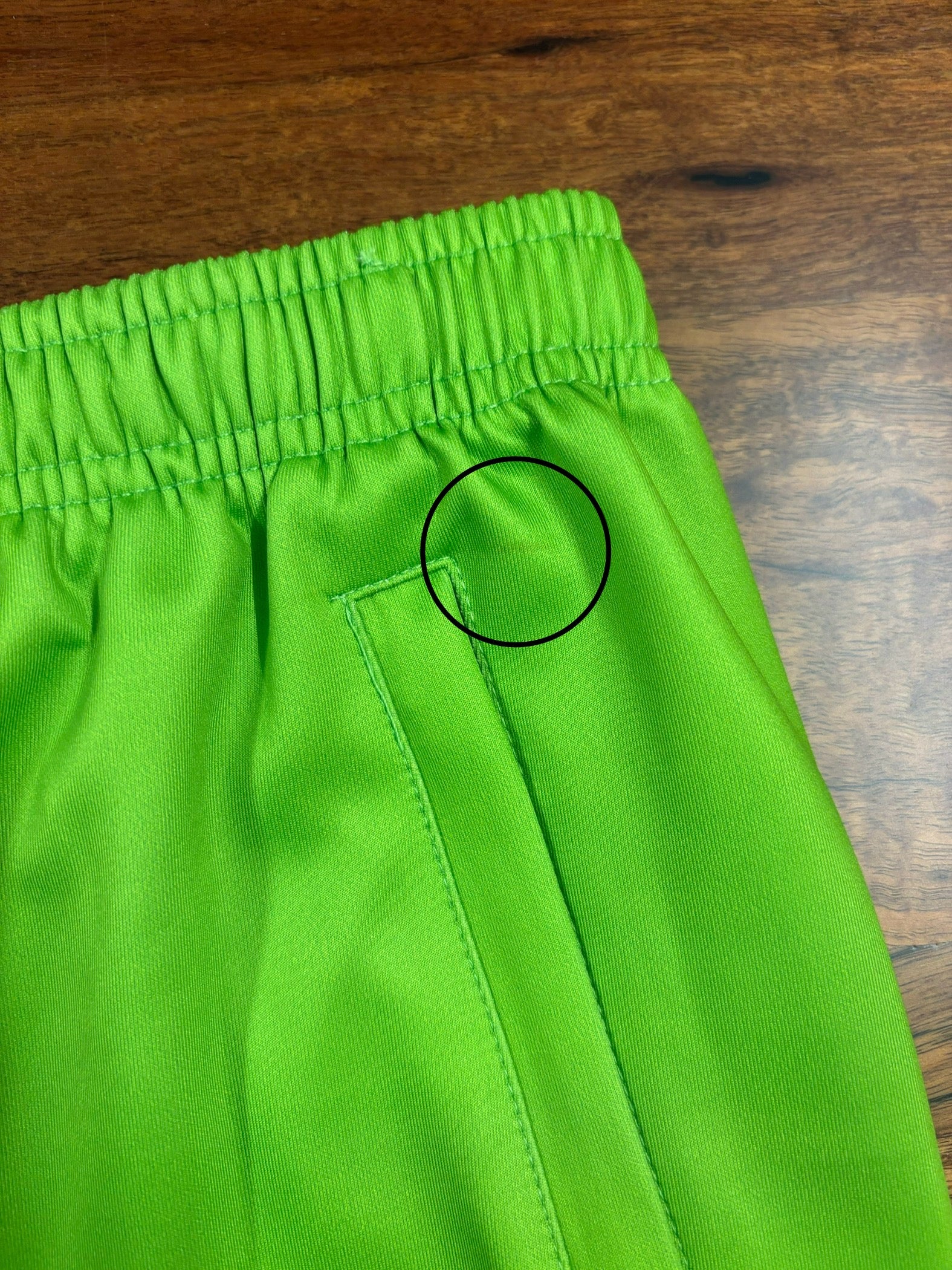 MEDIUM #1 Blue/Pink/Green Plaid Shorts - MINOR DEFECT
