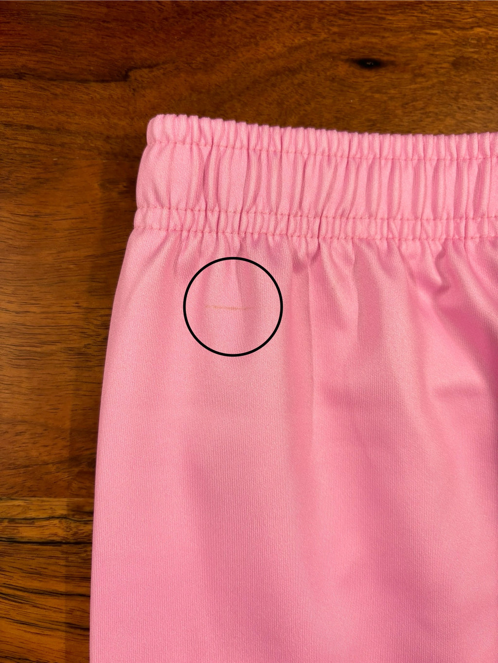 EXTRA LARGE Pink/Rainbow Plaid Shorts - MINOR DEFECT