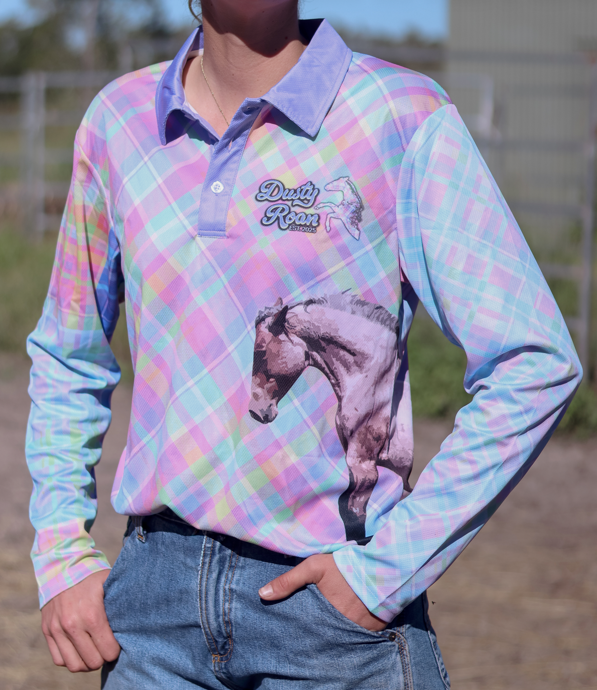 DR Rainbow Fishing Shirt