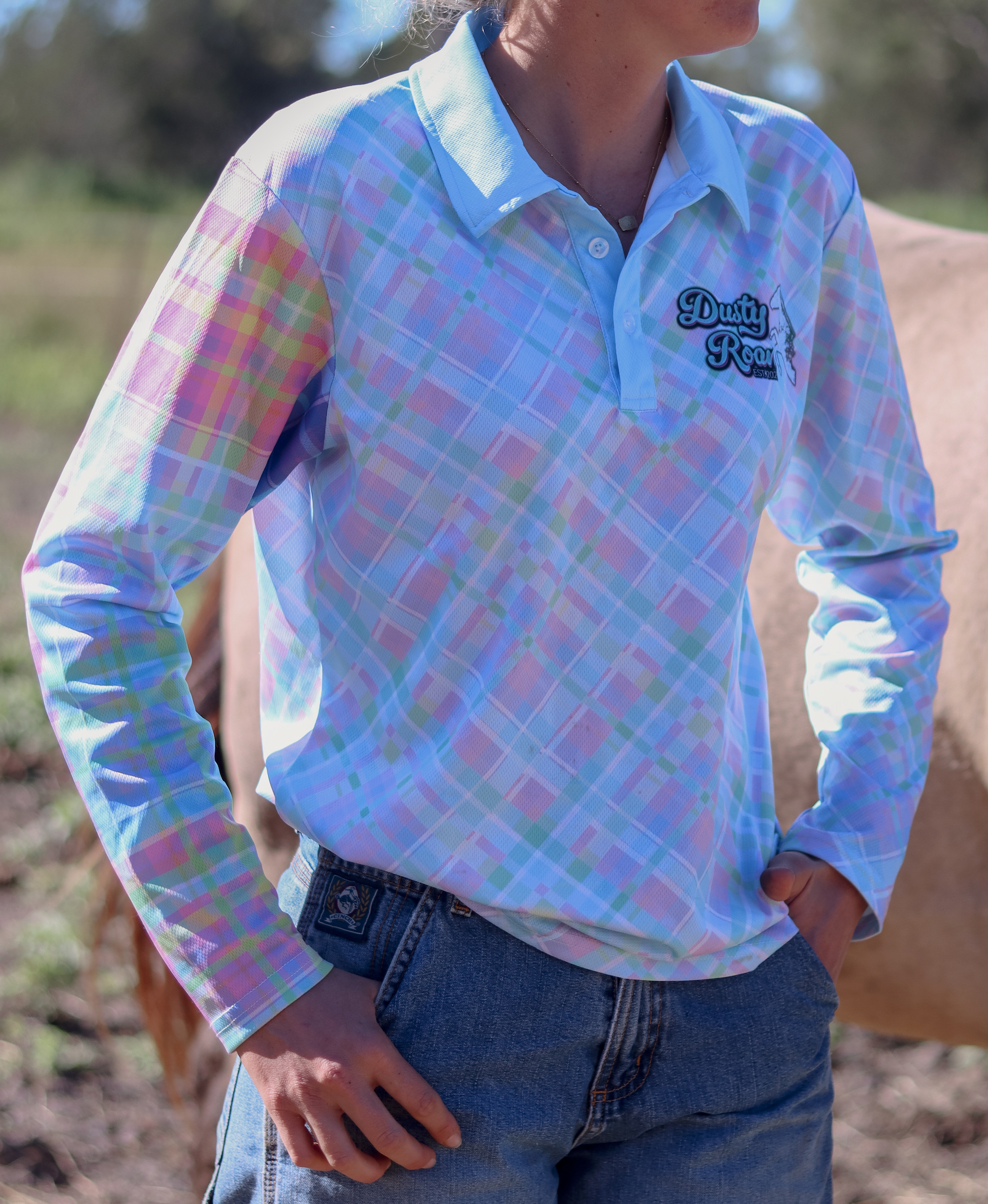 DR Crystal Blue Fishing Shirt
